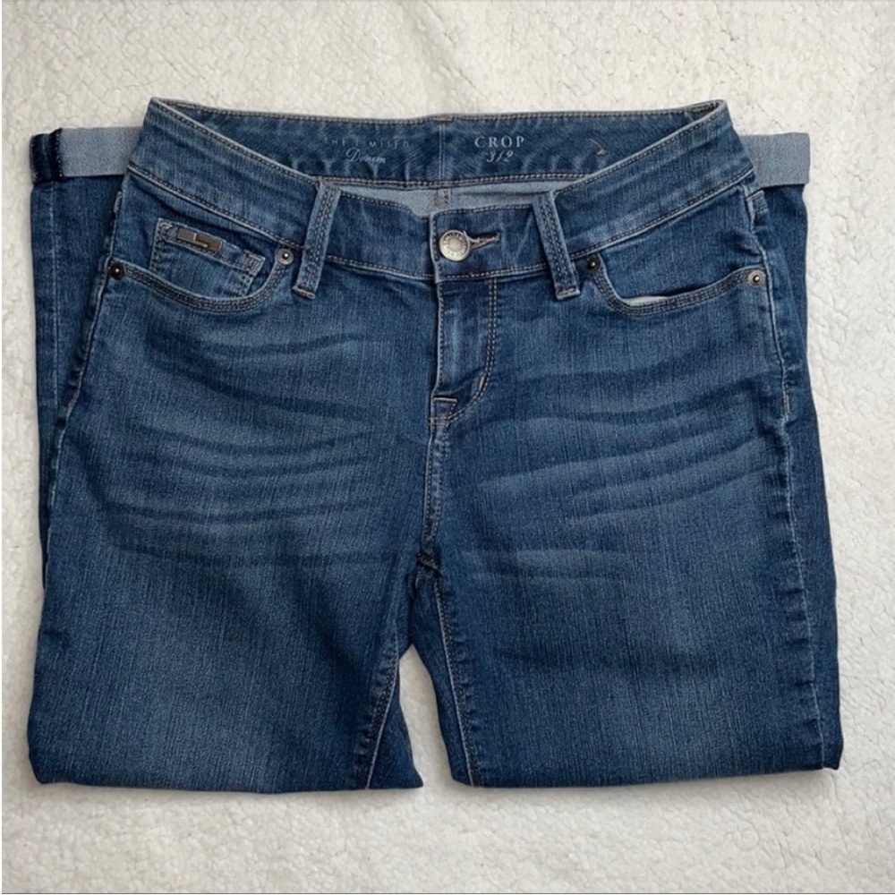 The Limited Crop 312 Denim Jeans Comfy Size 2 - Picture 4 of 10